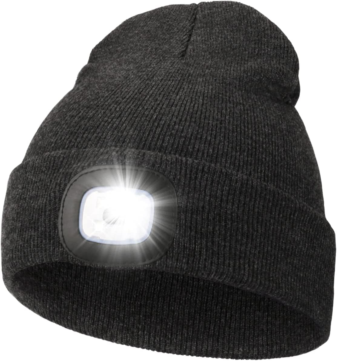 Unisex Beanie with the Light Hands Free Winter Beanie Gifts for Men