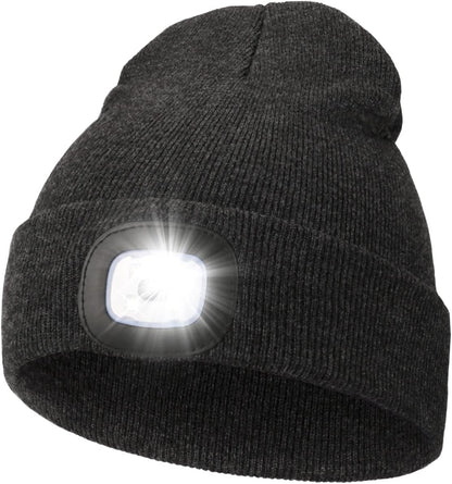 Unisex Beanie with the Light Hands Free Winter Beanie Gifts for Men