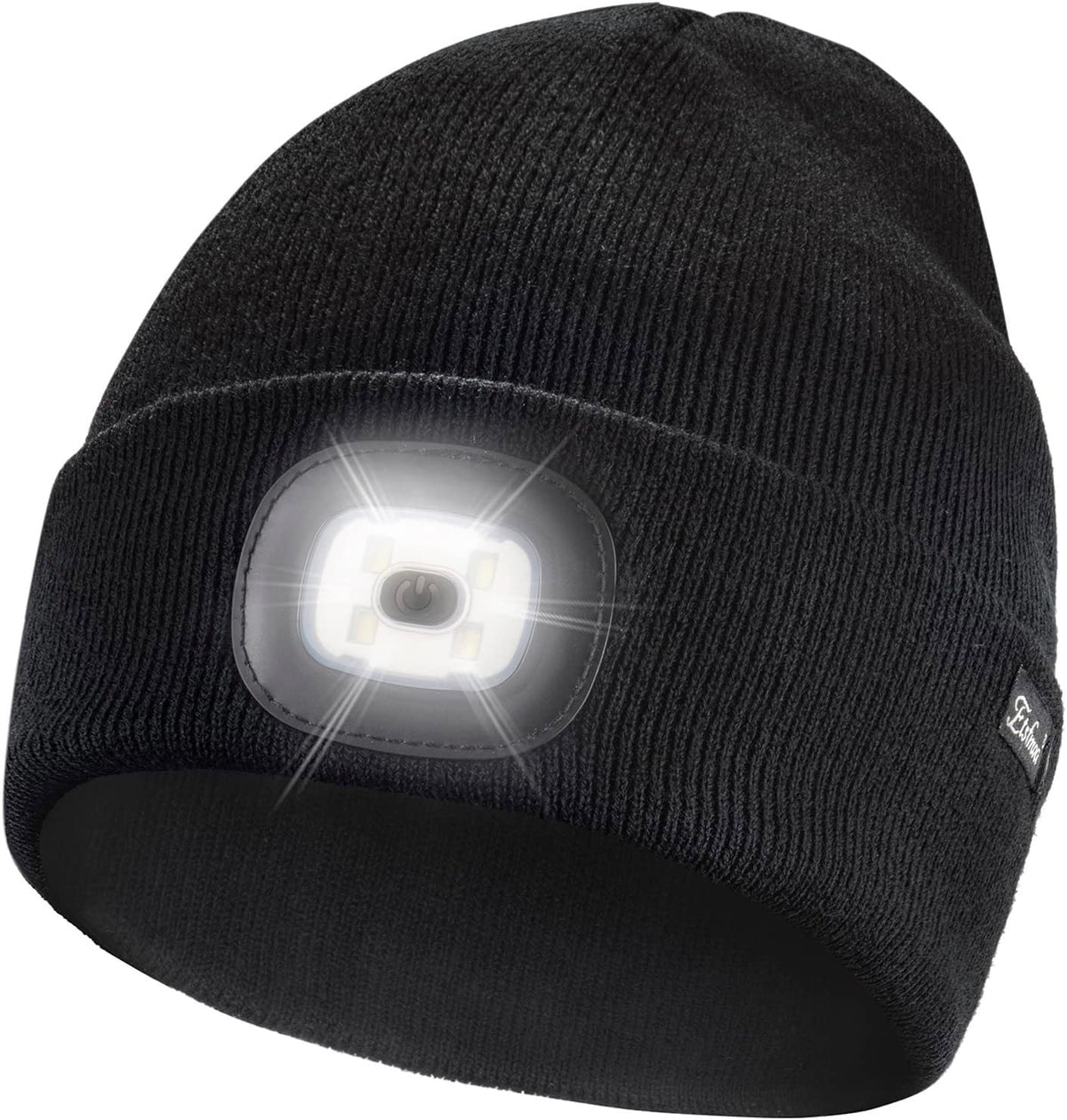 Unisex Beanie with the Light, Gifts for Men Dad Father Winter Caps